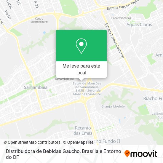 Distribuidora de Bebidas Gaucho mapa