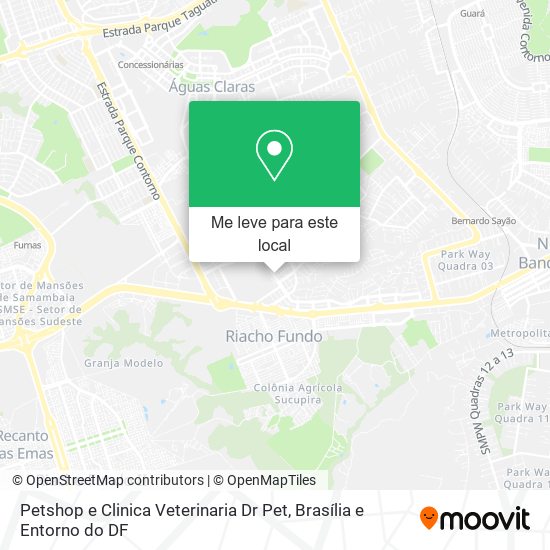 Petshop e Clinica Veterinaria Dr Pet mapa