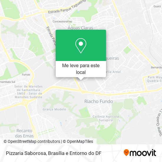 Pizzaria Saborosa mapa