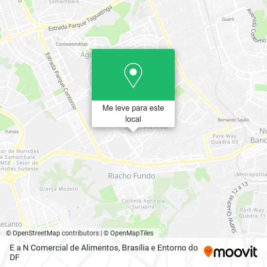E a N Comercial de Alimentos mapa