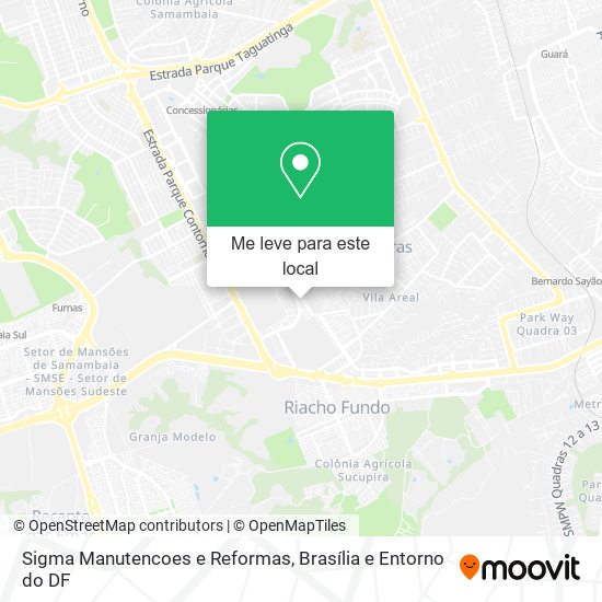 Sigma Manutencoes e Reformas mapa