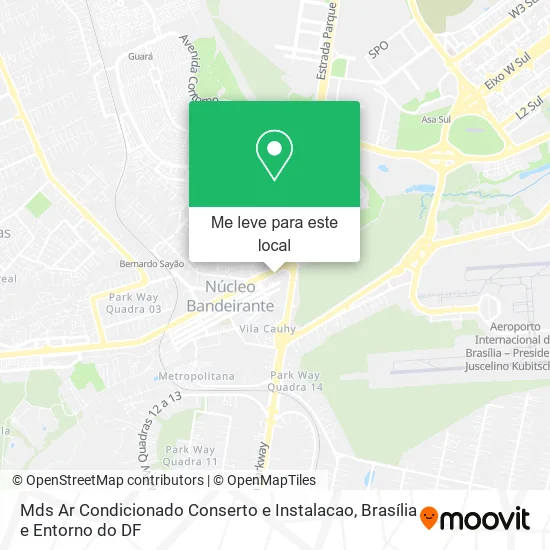 Mds Ar Condicionado Conserto e Instalacao mapa