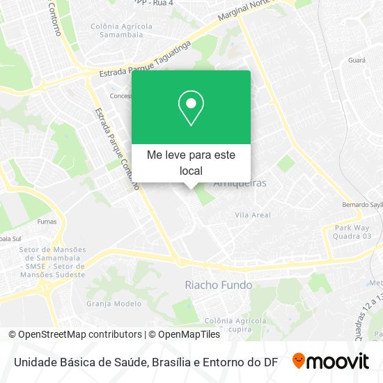 Unidade Básica de Saúde mapa