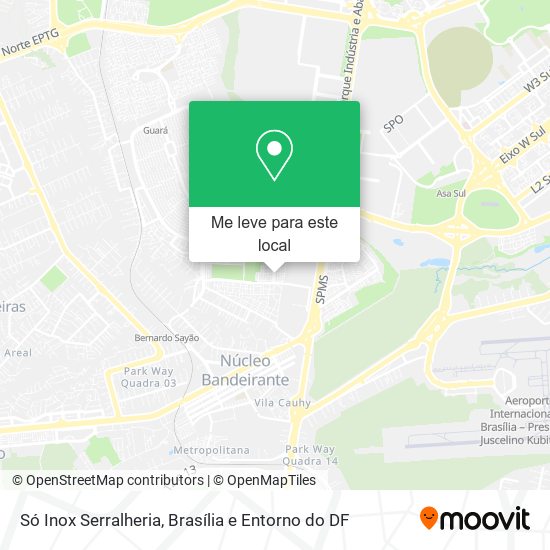 Só Inox Serralheria mapa