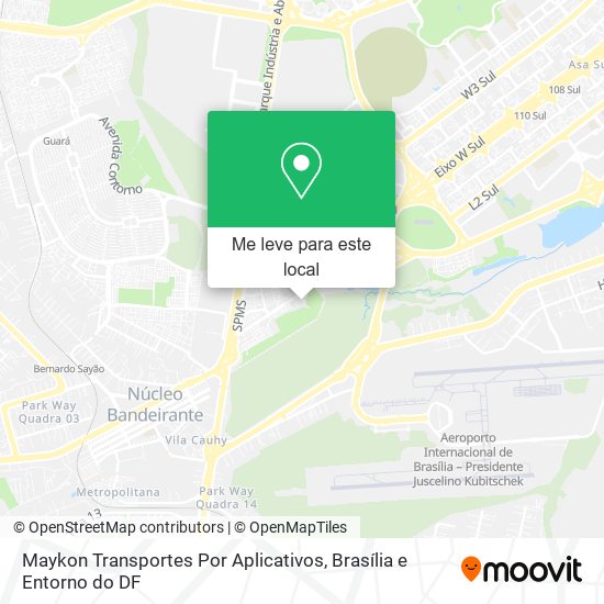 Maykon Transportes Por Aplicativos mapa