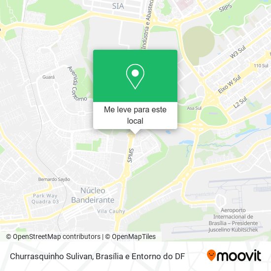 Churrasquinho Sulivan mapa