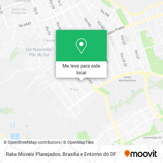 Rake Moveis Planejados mapa