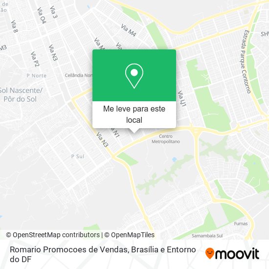 Romario Promocoes de Vendas mapa