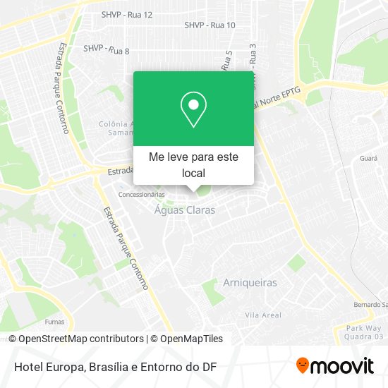 Hotel Europa mapa