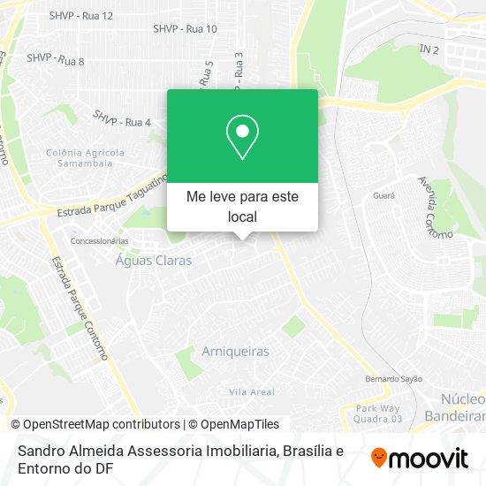 Sandro Almeida Assessoria Imobiliaria mapa