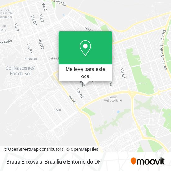 Braga Enxovais mapa