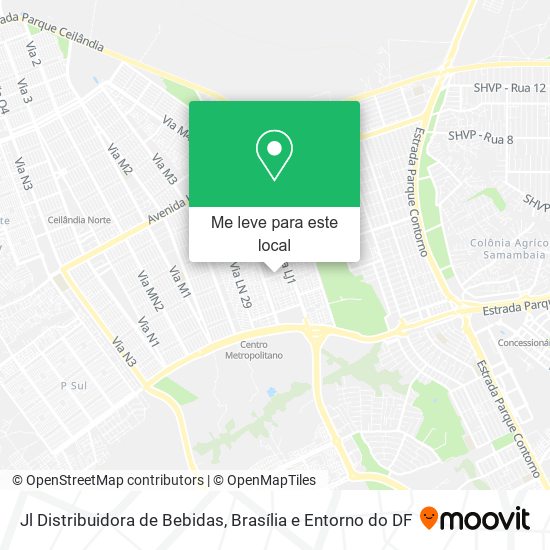 Jl Distribuidora de Bebidas mapa