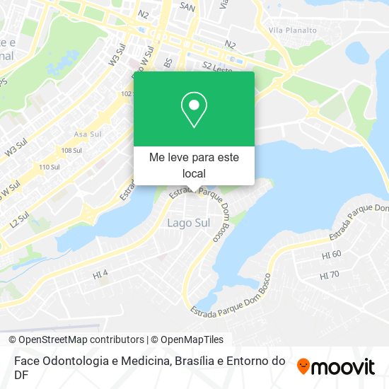 Face Odontologia e Medicina mapa