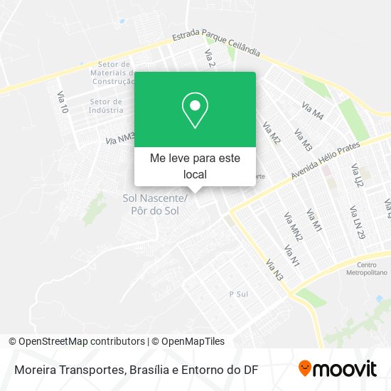 Moreira Transportes mapa