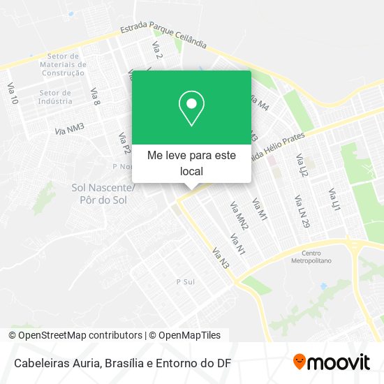 Cabeleiras Auria mapa