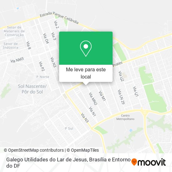 Galego Utilidades do Lar de Jesus mapa