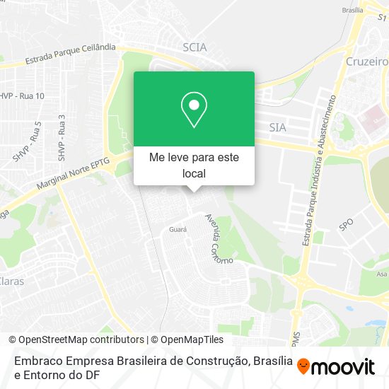 Embraco Empresa Brasileira de Construção mapa
