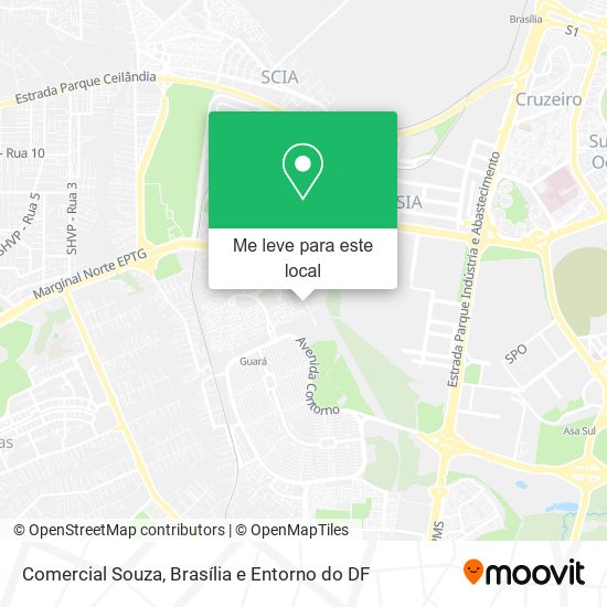 Comercial Souza mapa