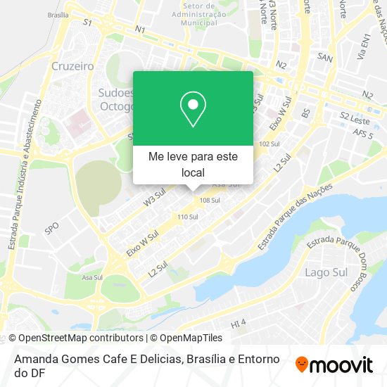 Amanda Gomes Cafe E Delicias mapa