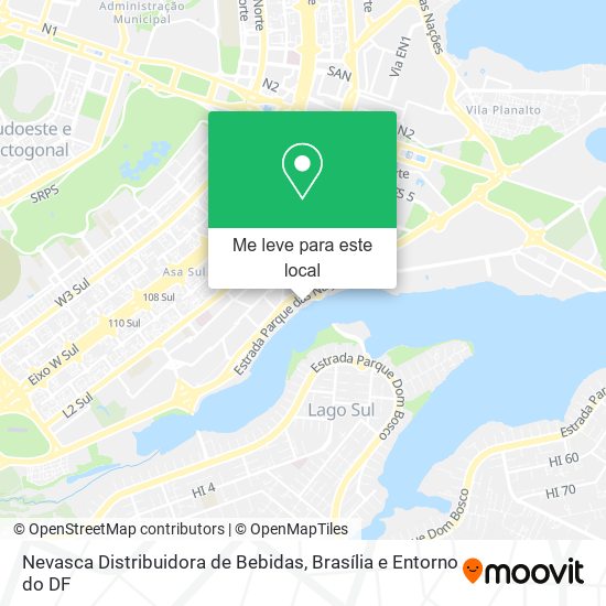 Nevasca Distribuidora de Bebidas mapa