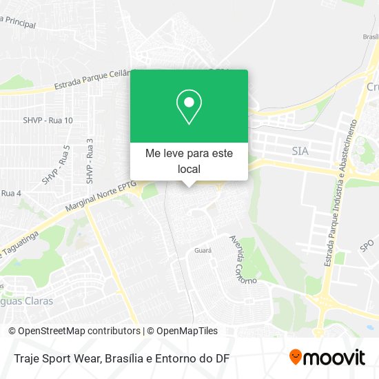 Traje Sport Wear mapa