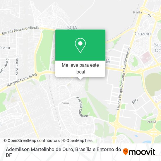 Ademilson Martelinho de Ouro mapa