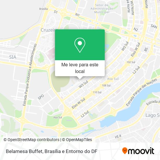 Belamesa Buffet mapa