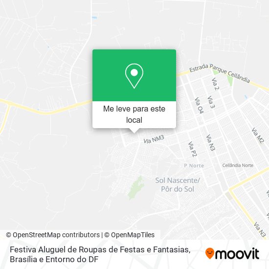 Festiva Aluguel de Roupas de Festas e Fantasias mapa