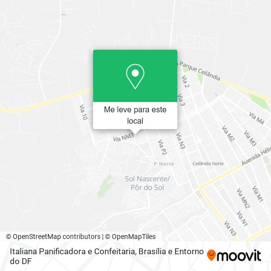 Italiana Panificadora e Confeitaria mapa