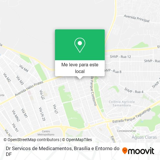 Dr Servicos de Medicamentos mapa