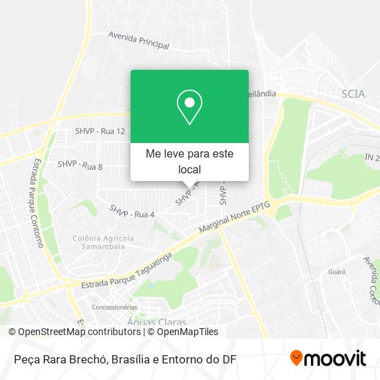 Peça Rara Brechó mapa