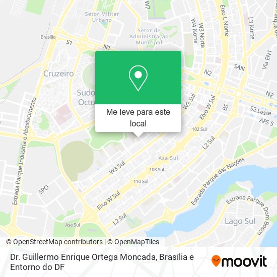 Dr. Guillermo Enrique Ortega Moncada mapa