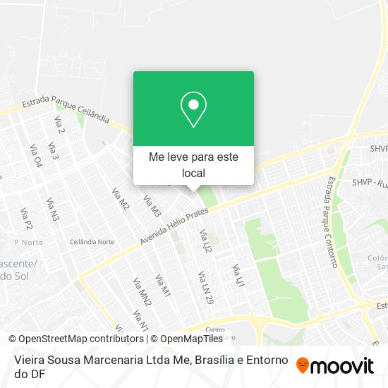 Vieira Sousa Marcenaria Ltda Me mapa