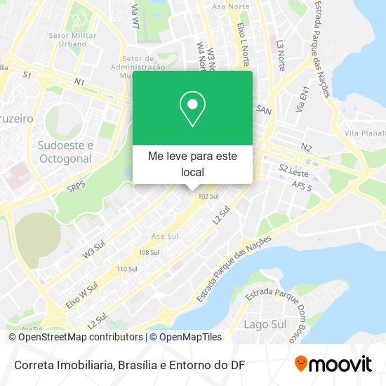 Correta Imobiliaria mapa