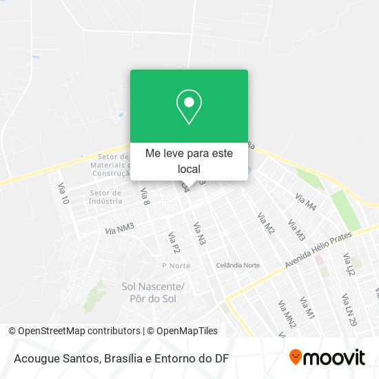 Acougue Santos mapa