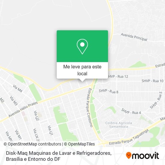 Disk-Maq Maquinas de Lavar e Refrigeradores mapa