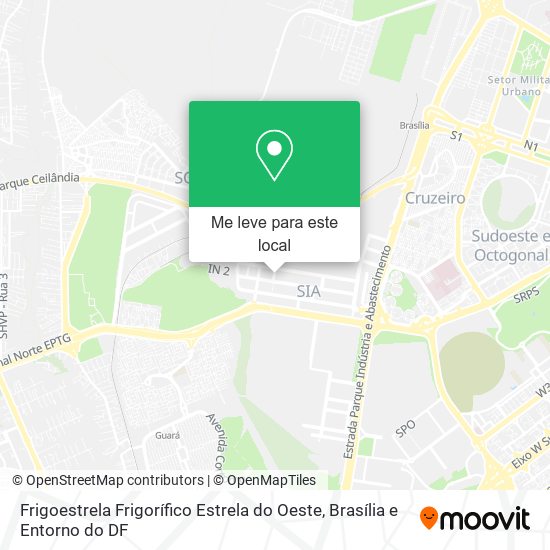 Frigoestrela Frigorífico Estrela do Oeste mapa