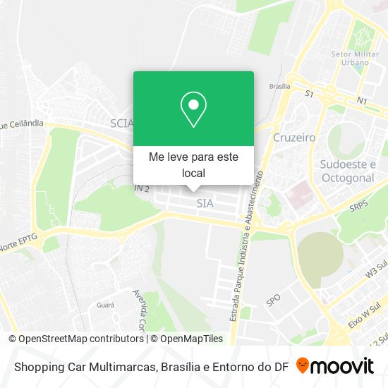 Shopping Car Multimarcas mapa