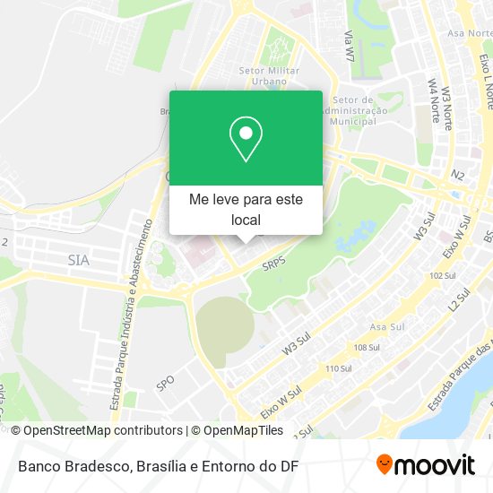 Banco Bradesco mapa