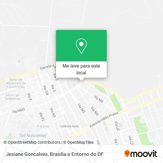 Jesiane Goncalves mapa