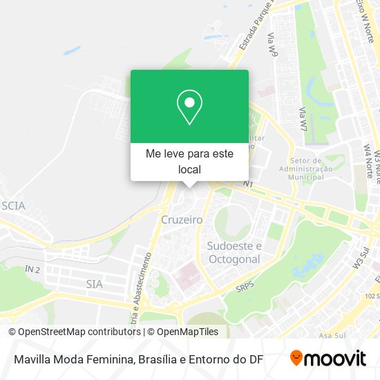 Mavilla Moda Feminina mapa