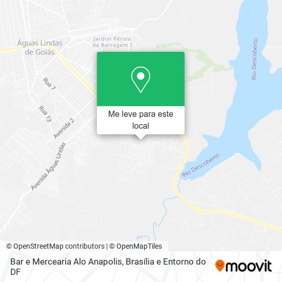 Bar e Mercearia Alo Anapolis mapa