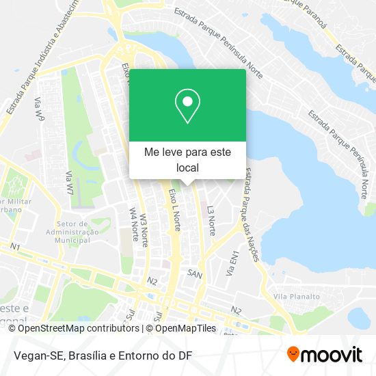 Vegan-SE mapa
