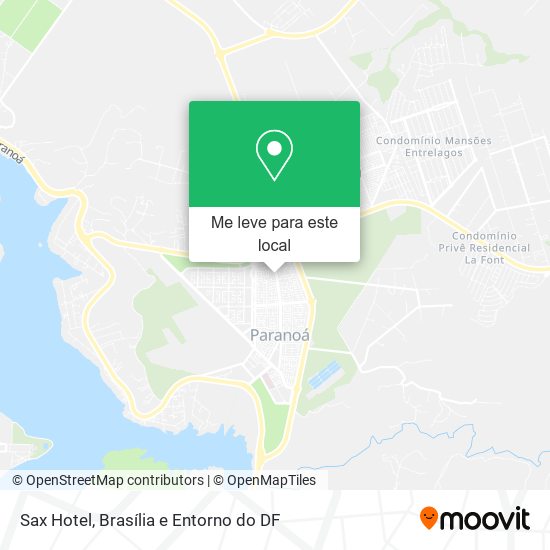 Sax Hotel mapa