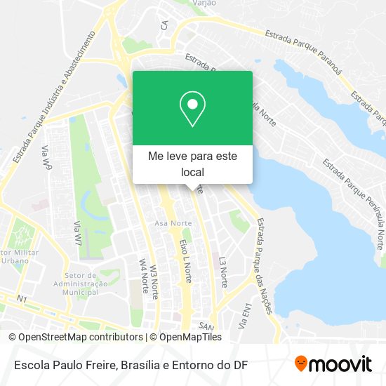 Escola Paulo Freire mapa