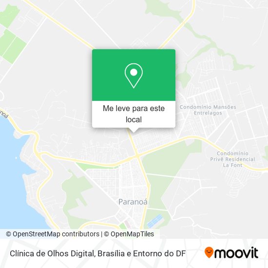 Clínica de Olhos Digital mapa