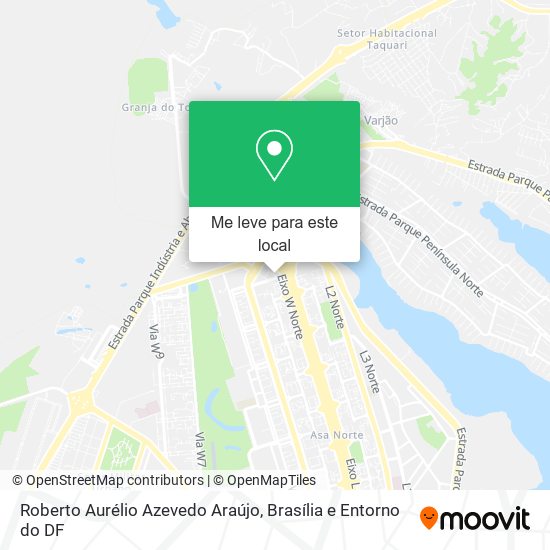 Roberto Aurélio Azevedo Araújo mapa