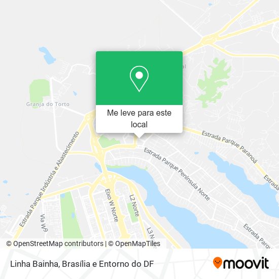 Linha Bainha mapa