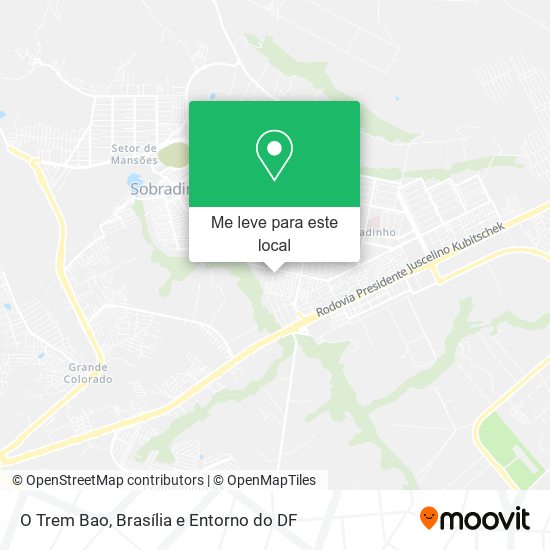 O Trem Bao mapa