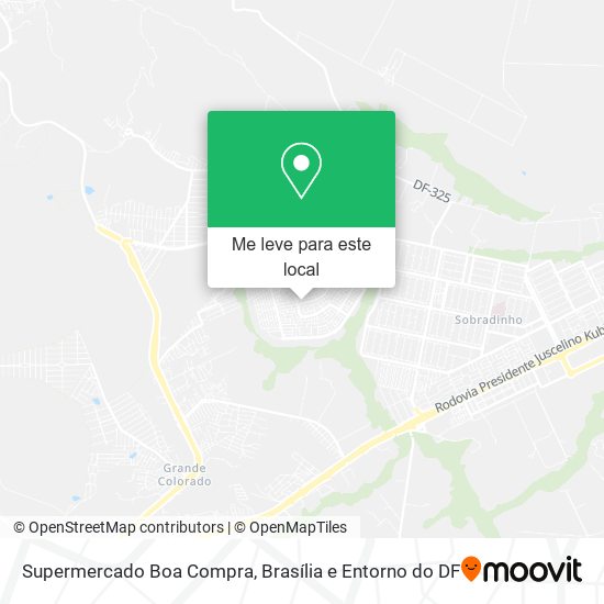 Supermercado Boa Compra mapa